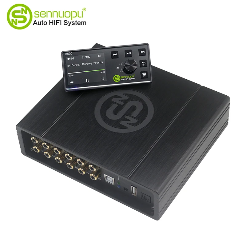 10 CH DSP prosessoru ilə avtomobil audio 8 ch gücləndiricisi